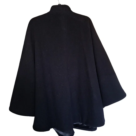 Vintage Pendleton Plus Virgin Wool Cape Wrap Poncho - Picture 3 of 11